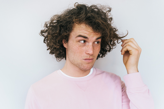 Thick Curly Hair for men